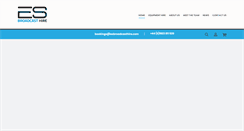 Desktop Screenshot of esbroadcasthire.com